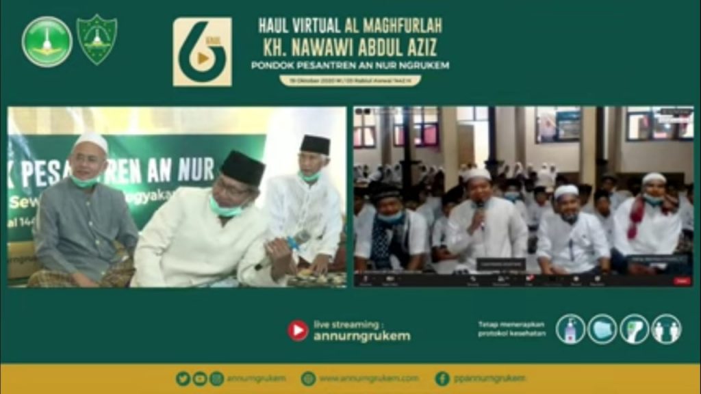 Haul Virtual Al Maghfurlah KH. Nawawi Abdul Aziiz PP. An Nur Jogjakarta